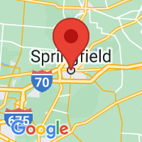 Map of Springfield, OH US